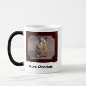 "Meer chocolade!" Mok eekhoorn (Links)