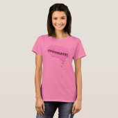 Meer chocolade sturen! t-shirt (Voorkant volledig)