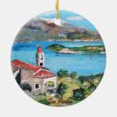 Meer Como-sierenten Keramisch Ornament (Achterkant)