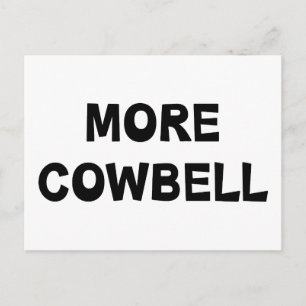 Meer Cowbell Briefkaart