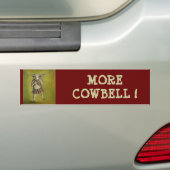Meer Cowbell Bumpersticker (Op auto)