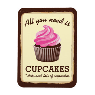 Meer cupcakes magneet