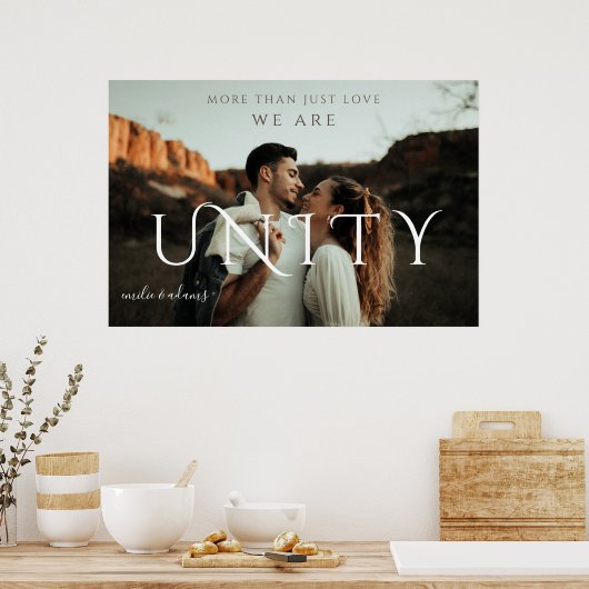 "MEER DAN ALLEEN LIEFEN" | Aangepaste koppeling fo Poster (Keuken)