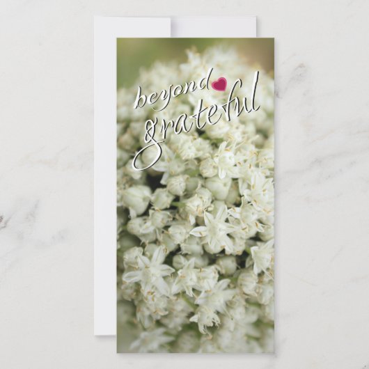 Meer Dan Dankbare Hoge Platte Bedankkaarten Bedankkaart (Voorkant)