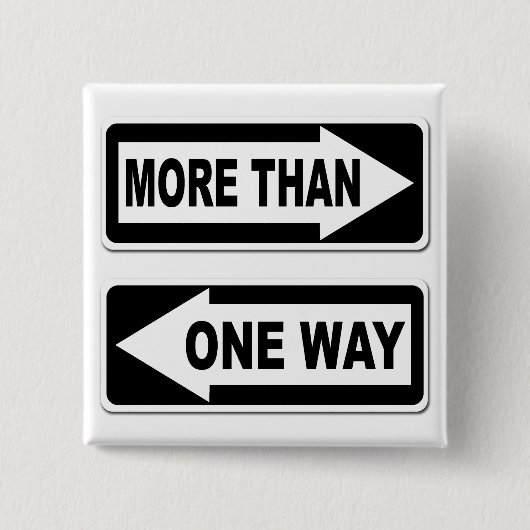 Meer dan één manier Button (Voorkant)