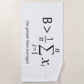 Meer dan gemiddelde handdoek zijn (Voorkant)