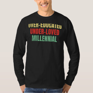 Meer dan opgeleid onder Loved Millennial Abortion  T-shirt