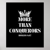 Meer dan overwinnaars (Romeinen 8:37) Poster (Voorkant)
