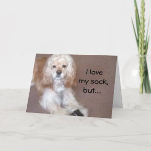 MEER DAN SOCK BIRTHDAY KAART