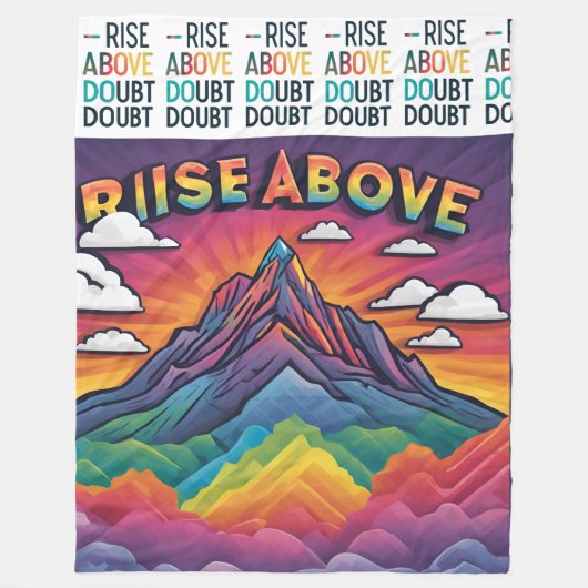 Meer dan twijfel fleece deken (Voorkant)