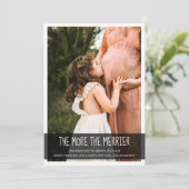 Meer de aankondiging van de geboorte van de Merrie (Staand voorkant)