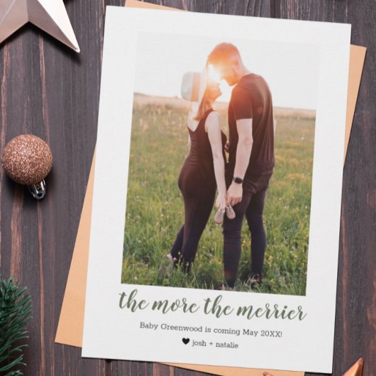 Meer de Kaart van de Aankondiging van de Zwangersc