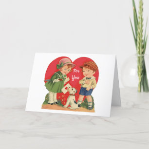 Meer De Puppy Liefde Valentijnsdag Kaart