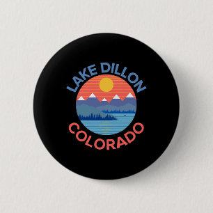 Meer Dillon Colorado Vissen Wandelen Boottocht Ronde Button 5,7 Cm
