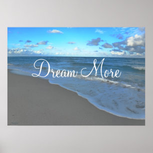 Meer dromen, Motivatie oceaanlandschap Poster