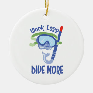 Meer duiken keramisch ornament