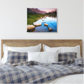 Meer eenitude canvas afdruk (Insitu (Slaapkamer))