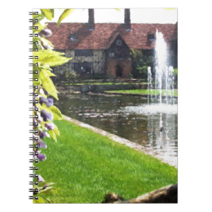 Meer en fontein bij RHS Wisley Notitieboek