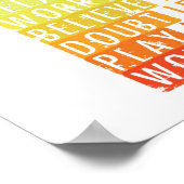 Meer en minder Poster (Hoek)