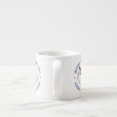 Meer Espresso, minder resso Sarcastische Funny Espresso Kop (Achterkant)