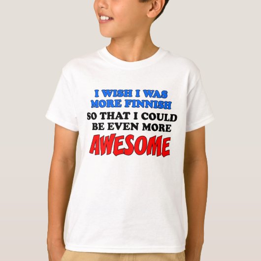 Meer Fins Geweldige T-shirt (Voorkant)