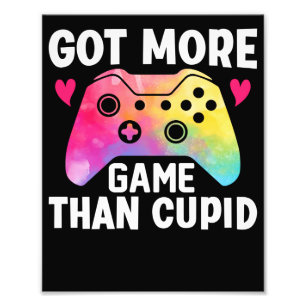 Meer game dan Cupid Valentijn Video Game Foto Afdruk