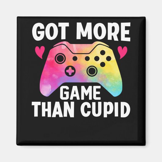 Meer game dan Cupid Valentijn Video Game Magneet (Voorkant)