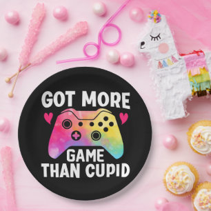 Meer game dan Cupid Valentijn Video Game Papieren Bordje