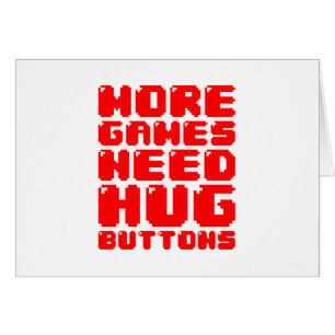 MEER GAMES HEBBEN HUG BUTTON WENSKAART NODIG