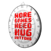 MEER GAMES HEBBEN HUG-BUTTONNEN NODIG DARTBORD (Voorkant Rechts)