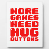 MEER GAMES HEBBEN HUG-BUTTONNEN NODIG FOTOPLAAT (Voorkant)