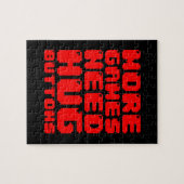 MEER GAMES HEBBEN HUG-BUTTONNEN NODIG LEGPUZZEL (Horizontaal)