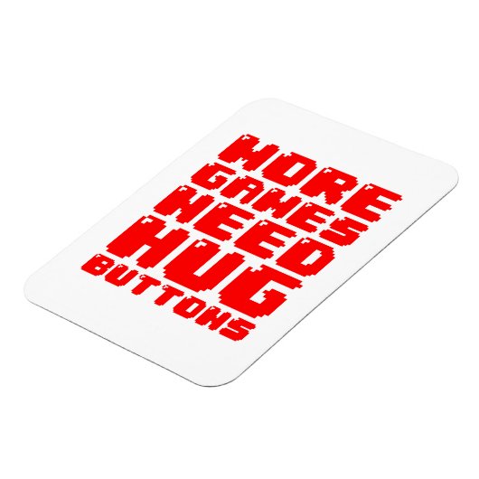 MEER GAMES HEBBEN HUG-BUTTONNEN NODIG MAGNEET (Linkerzijde)