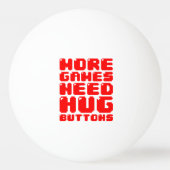 MEER GAMES HEBBEN HUG-BUTTONNEN NODIG PINGPONGBALLEN (Voorkant)