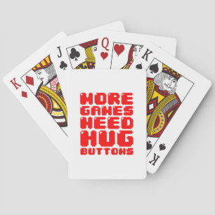 MEER GAMES HEBBEN HUG-BUTTONNEN NODIG POKERKAARTEN