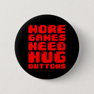 MEER GAMES HEBBEN HUG-BUTTONNEN NODIG RONDE BUTTON 5,7 CM