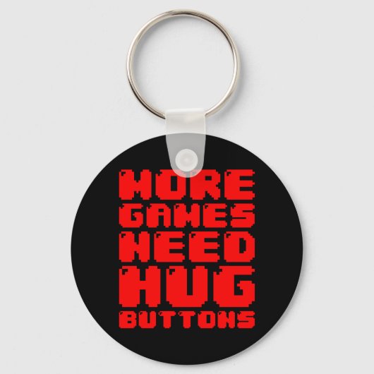 MEER GAMES HEBBEN HUG-BUTTONNEN NODIG SLEUTELHANGER (Voorkant)