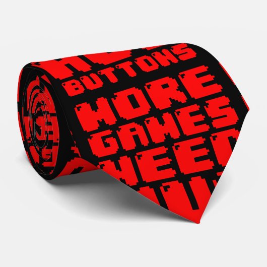 MEER GAMES HEBBEN HUG-BUTTONNEN NODIG STROPDAS (Opgerold)