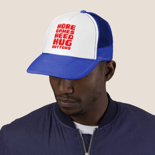 MEER GAMES HEBBEN HUG-BUTTONNEN NODIG TRUCKER PET (In situ)