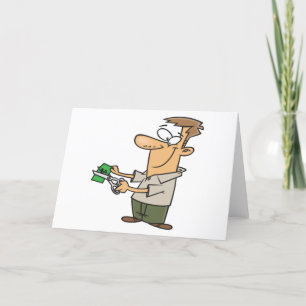 Meer geld bedankkaart