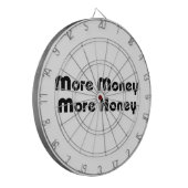 Meer geld meer honing dartbord (Voorkant Links)