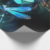 Meer gloeiende libellen cadeaupapier (Hoek)