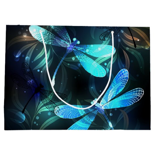 Meer gloeiende libellen groot cadeauzakje (Achterkant)