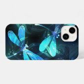 Meer gloeiende libellen iPhone hoesje (Achterkant horizontaal)