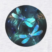 Meer gloeiende libellen labels (Design 2)