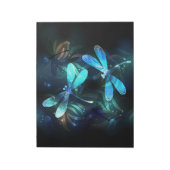 Meer gloeiende libellen notitieblok (Gedraaid)