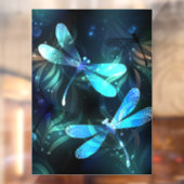 Meer gloeiende libellen raamsticker (Vel 2)
