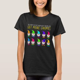 Meer gnomen klettentuin tuinbouwgroene duim t-shirt