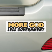 MEER GOD BUMPERSTICKER (Op auto)