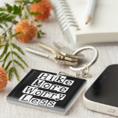 Meer heek, minder zorgen sleutelhanger (Voorkant Rechts)